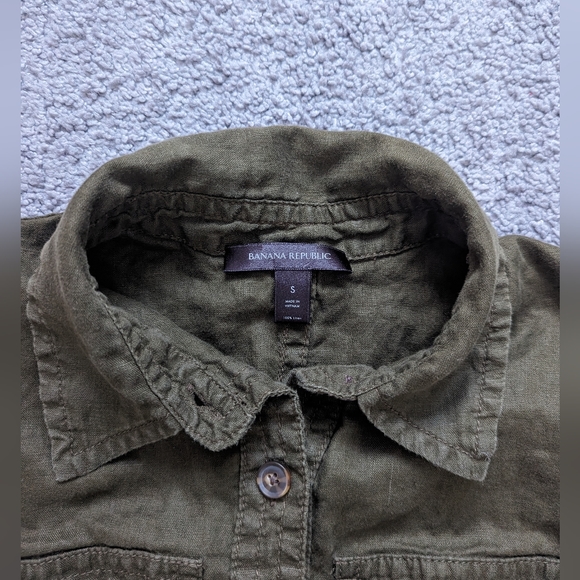 Banana Republic linen utility dress - Picture 3 of 5